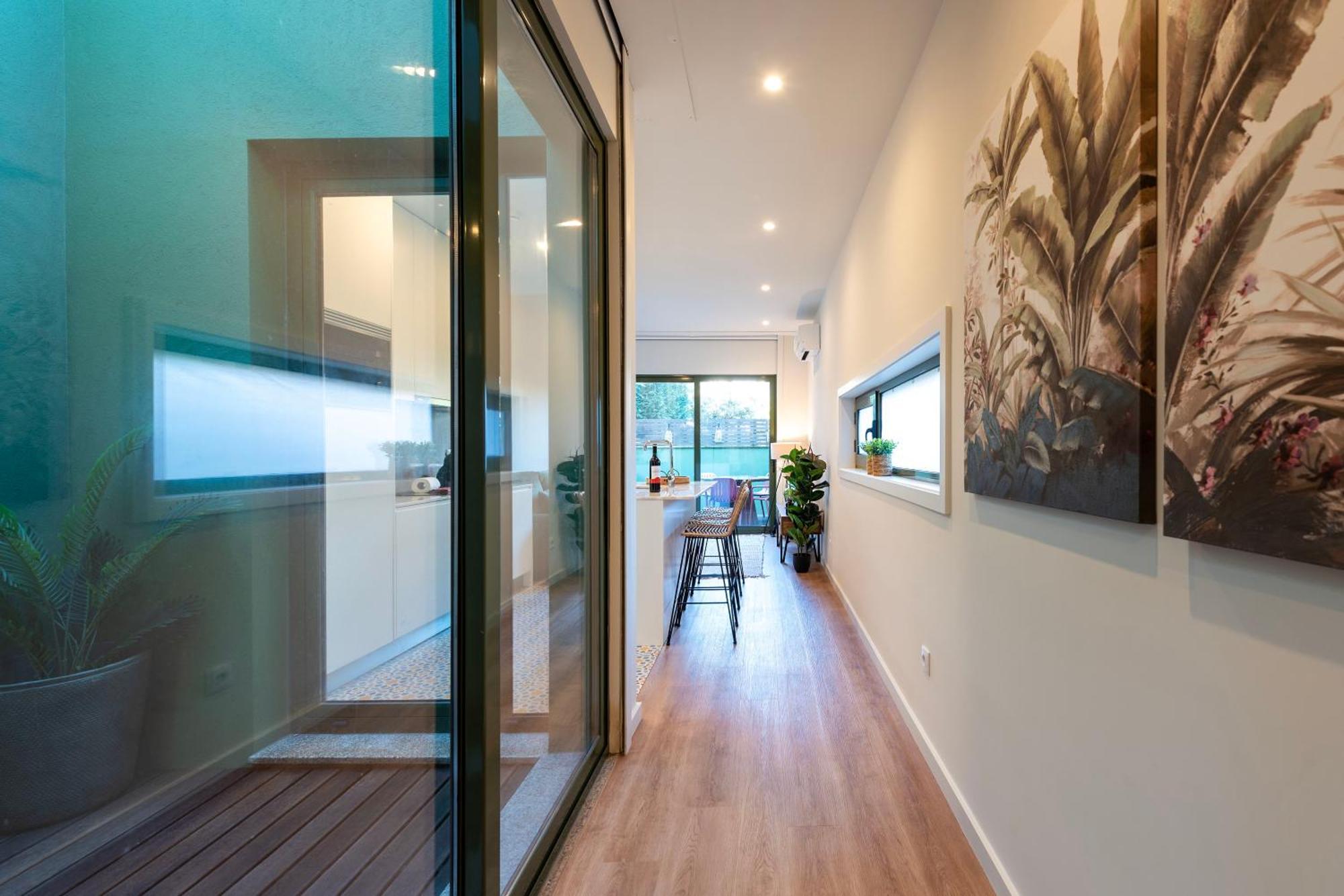 Exotic Flat With Shared Pool & Garden Apartment Porto Bagian luar foto