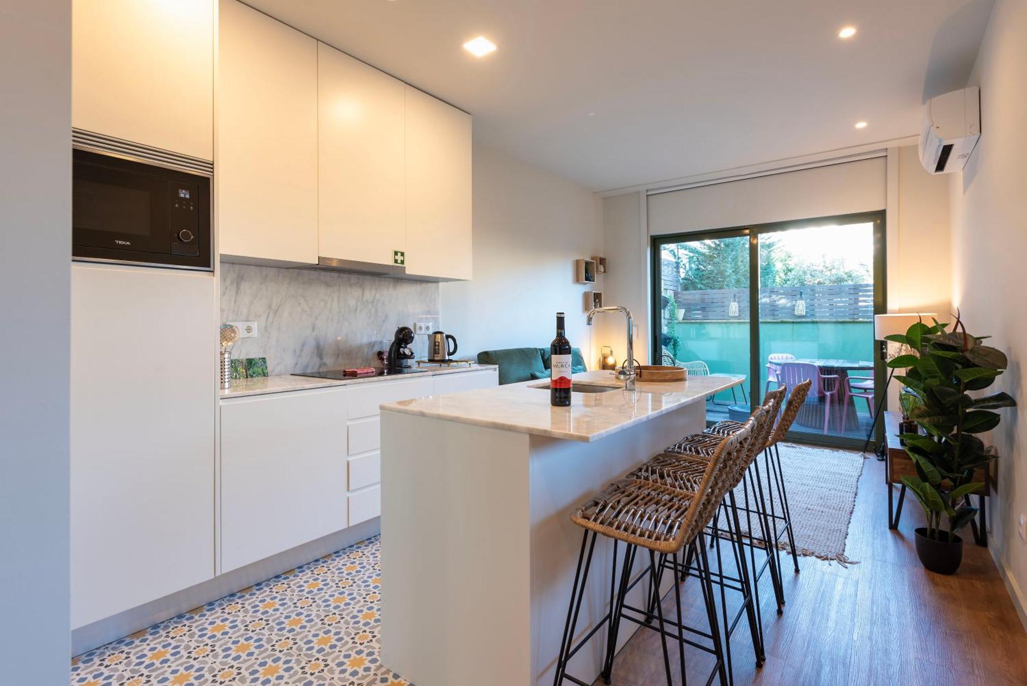 Exotic Flat With Shared Pool & Garden Apartment Porto Bagian luar foto